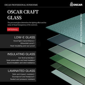 Nouveau <span class=keywords><strong>solarium</strong></span> en verre au design moderne avec toit plat triangulaire, cadre en alliage d'aluminium, garantie de 5 ans, utilisation en cour, patio, véranda - Product Image 3