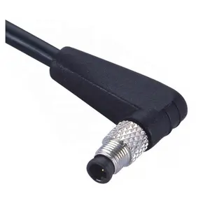 Sensor cable M5 Shielded 3Pin 4Pin Right Angled Cable M5 Waterproof Connector Plug M5 Circular Connector