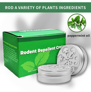 Crème Répulsive Anti-Rongeurs Personnalisable avec Logo, Boîte en Fer Blanc Décorative 60g, Éloigne les Rongeurs, Respectueux des Humains - Product Image 3