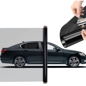 <span class=keywords><strong>Film</strong></span> teinté pour vitres de voiture en nano-céramique métallique 8% VLT noir foncé pour la protection de la vie privée - Product Image 4