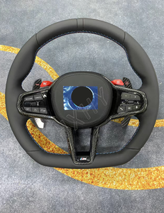 Hxhy 2024 Nâng Cấp Mới CS Theo Dõi Da Alcantara Sợi Carbon Cho BMW 12345678X1234567 F Series/<span class=keywords><strong>G</strong></span> Series M1 M2 Ban Chỉ Đạo Bánh Xe - Product Image 3