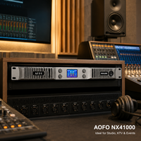Amplificateur de puissance numérique de classe D 600W-1800W avec écran LCD, amplificateur audio professionnel pour enceintes PA, caissons de basses, sonorisation de scène