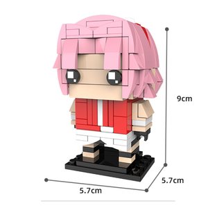 Nouvelles figurines en blocs 2024 avec boîte colorée, <span class=keywords><strong>4</strong></span> styles de personnages, modèle de jouet DIY, figurines de personnages d'anime en blocs - Product Image 4