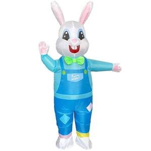 ชุดมาสคอตกระต่ายอีสเตอร์เป่าลมสำหรับผู้ใหญ่ Happy Sky Unisex รุ่น Halloween-zm102 สำหรับงานคาร์นิวัลและปาร์ตี้ - Product Image 4