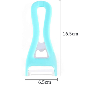 Kitchen <strong>Gadgets</strong> Manual Fruit Vegetable Potato Slicer 2 in 1 Bottle Opener and Ceramic Peeler - Product Image 4
