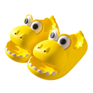 Fashionable <b>Open</b>-<b>Toe</b> Indoor Dinosaur Inflatable for <b>Slippers</b> Lightweight EVA Outsole for Winter Summer Spring - Product Image 4