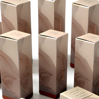 Boîtes de papier cosmétique de luxe écologique avec logo personnalisé stockage de pinceaux de maquillage professionnel pour petites entreprises fard à paupières crème pour les yeux
