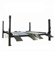 Empileur de voitures à câbles en acier à 4 niveaux peu encombrant GG LIFTERS – Solution de stockage multi-véhicules à 4 poteaux double largeur