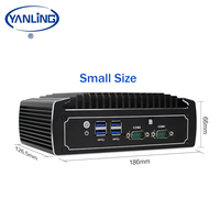 PC Industrial Sin Ventilador Personalizable OEM/ODM con Core I3 de 10.ª Generación, M.2 DDR4, LAN Dual de 2.5G, Certificación CE RoHS, Señalización Digital, Nuevo
