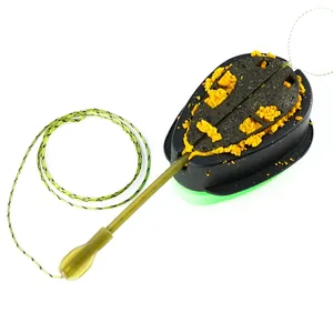 Ensemble de mangeoires pour la pêche à la <span class=keywords><strong>carpe</strong></span> Hirisi - Moule à cage à appâts 30g/40g/50g/60g avec panier, accessoires de pêche F116 - Product Image 2
