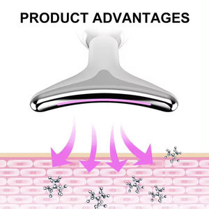 เครื่องนวดหน้า LED แบบชาร์จไฟผ่าน USB  OEM ODM  วัสดุ ABS  ระบบสั่นสะเทือน  กระชับผิวหน้า ยกกระชับใบหน้า - Product Image 5