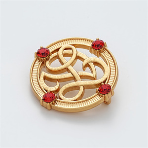 Cao Cấp Kim Cương dát Trung Quốc Nút Cho Mùa Thu Mùa Đông Tay Khâu Kim Loại Chân Phong Cách Cho Sườn Xám Và Cổ Áo - Product Image 3