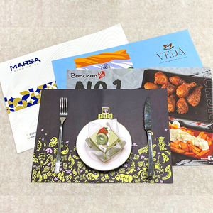 Manteles individuales de papel impresos personalizados, manteles individuales desechables de papel de mesa A3, manteles individuales de bandeja de restaurante de Hotel, menú de papel para mesa de comedor - Product Image 1