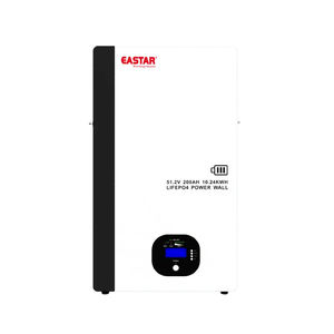 5kwh 10kwh <span class=keywords><strong>48v</strong></span> <span class=keywords><strong>lifepo4</strong></span> סולארי אנרגיה בית אחסון קיר רכוב חיבור לרשת היברידית ip65 הגנה יכול - Product Image 2