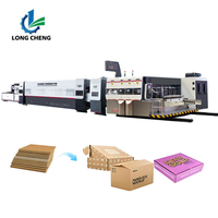 Nouvelle machine de découpe et d'empilage de carton ondulé à grande vitesse, impression flexographique 3-5 couleurs, entièrement automatique