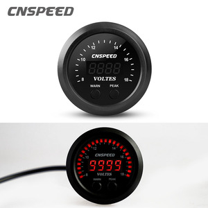Voltmètre numérique CNSPEED 60 mm avec affichage LED pour tableau de bord de voiture 8-18 V - Product Image 1