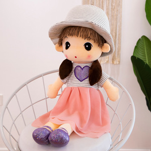 Vendita calda morbida e soffice bambola di pezza peluche di peluche con cappello gonna principessa bambole carine giocattoli <span class=keywords><strong>per</strong></span> bambini regalo - Product Image 5