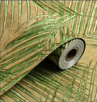 Papier peint autocollant 3D à motifs de feuilles de palmier tropicales, best-seller, amovible, pour chambre à coucher, salon, décoration de la maison
