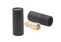 Connecteur banane mâle-femelle 3,5 broches 25A à courant élevé, fiche banane en cuivre plaqué or pour batterie Lipo RC et alimentation ESC