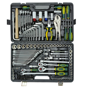 Kit di Attrezzi per Riparazione Auto <span class=keywords><strong>142</strong></span>+2 Pezzi, Set di Chiavi a Bussola CR-V, Cacciaviti, Pinze e Utensili Combinati con Valigetta Portatile - Product Image 2