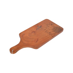 Planche à découper design avec poignée en bois d'acacia noyer personnalisé épais en vrac pour cuisine vente en gros - Product Image 3