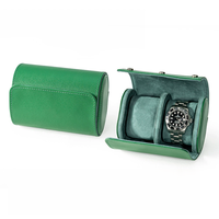 Boîte de rangement pour montres en cuir haut de gamme, logo personnalisé imprimé, boîte de présentation de montres à rabat, boîte de rangement pour lunettes, emballage
