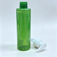 Bouteille en plastique PET à épaule plate avec pompe et bouchon à bille doré pour lotion et shampoing – Approvisionnement direct usine OEM
