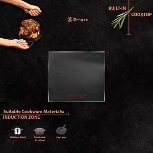 เตาแม่เหล็กไฟฟ้าแบบฝัง 4 หัวเตา รุ่น H-One Half Bridge Drive ขนาดใหญ่ สำหรับครัวเรือน รุ่น 8140-255 - Product Image 1