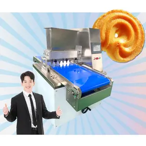 Automatic Commercial Biscuits And Cookies Making Machine /50kg/h Cookies Machine