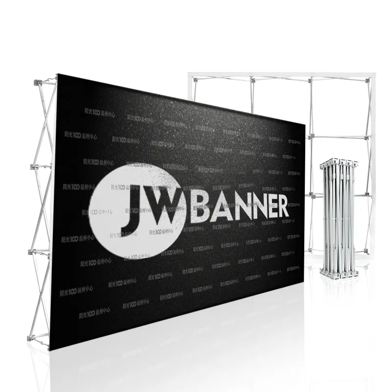 Un marco banner pop up stand de exhibición pop up banner display pop up telón de fondo caja de luz retroiluminada soporte de exhibición