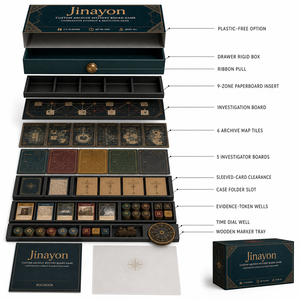 <span class=keywords><strong>Gioco</strong></span> da Tavolo Misterioso Personalizzato con Cartelle Riutilizzabili, Materiali in Cartone, Piastrelle Modulari per Mappe - 2-6 Giocatori - Product Image 4
