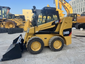 Original Used CAT 246D Skid Steer Loader Cat 246D With Standard Bucket Multiple Attachments Optional Farm Landscaping Machine. - Product Image 4
