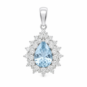Joyería UM, Colgante de Compromiso de Plata 925 con Circonita Cultivada, Adecuado para Uso Diario como Regalo de Aniversario de Bodas - Product Image 3