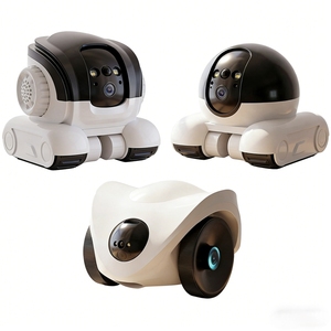 Nouveau robot compagnon intelligent pour animaux de compagnie |   Caméra de surveillance <span class=keywords><strong>mobile</strong></span> pour chiens et chats |   Télécommande, alimentation automatique visuelle et programmée - Product Image 6