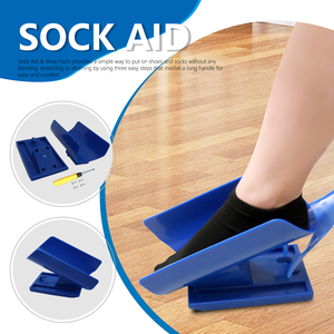 Kit bantuan kaus kaki dapat dilepas 45x12cm perangkat Hidup/mati mudah untuk menempatkan kaus kaki penyelamatan orang tua perjalanan hamil Senior - Product Image 4