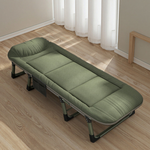 Vente en gros <span class=keywords><strong>Lit</strong></span> portable pliable pour une personne seule <span class=keywords><strong>Lit</strong></span> pliant pour la sieste de l'après-midi dans le salon - Product Image 1