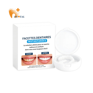 <span class=keywords><strong>ฟัน</strong></span><span class=keywords><strong>ปลอม</strong></span>แบบปรับได้ ติดตั้งง่าย ช่วยเสริมความสวยงามของรอยยิ้ม วัสดุซิลิโคนสวมใส่สบาย ชุดเสริมความงามฟันสำหรับผู้ใหญ่ ใช้ที่บ้าน - Product Image 1