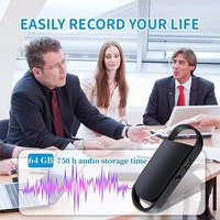 Enregistreur USB à commande vocale Porte-clés Mini Dictaphone Enregistrement sonore professionnel Lecteur flash MP3 Enregistreur audio PQ107