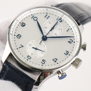 High-quality men's mechanical wristwatch, stainless steel <b>automatic</b> <b>chronograph</b>, business luxury design. - Product Image 5