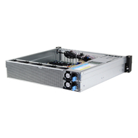 Châssis de serveur de stockage Nas personnalisé 2U 6 baies 2.5 pouces à échange à chaud Boîtier de serveurs de carte mère ATX monté en rack NVMe en option