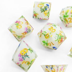 Độc đáo hoa nhựa xúc xắc Vivid hoa 20mm nhập vai xúc xắc trò chơi DND nhựa xúc xắc - Product Image 3