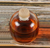 Bouteilles de vin et de tequila transparentes en verre givré vides de 375 ml, 500 ml, 750 ml avec bouchon couronne pour vodka, whisky, boissons