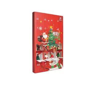 Snowman Santa christmas gift Box Candy Food Containing Boxchocolate Christmas Box Chocolate Advent Calendar
