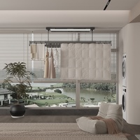 Séchoir à linge électrique F6-SJ avec télécommande et application intelligente Tuya, capteur de levage pour balcon