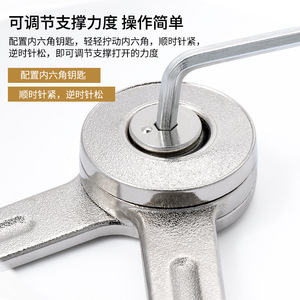 Jinnate Cabinet Door Support Zinc Alloy Single Damper Track Door Mount <b>Wardrobe</b> <b>Hardware</b> - Product Image 4