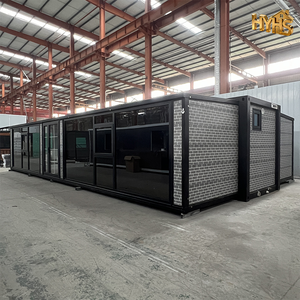 HUAYING Casa Container di Lusso Traspirante in Acciaio (20-40ft) Moderna Prefabbricata Portatile per Ufficio, Scuola, Palestra, Soggiorno - Product Image 1