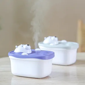 Humidificador de aire ultrasónico para el hogar, miniventilador de refrigeración, novedad de 2023