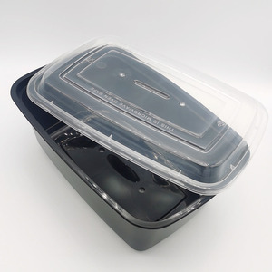 <span class=keywords><strong>Lesui</strong></span> jetable 2000ml Vente en gros Boîte à lunch écologique à emporter pour micro-ondes Contenants alimentaires - Product Image 3