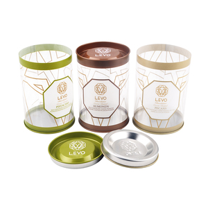 Bán Sỉ Hộp Nhựa Đựng Bánh Quy Tròn Bằng Nhựa PVC Trong Suốt Có Nắp Đậy Kín Khí Để Đựng Thực Phẩm - Product Image 1