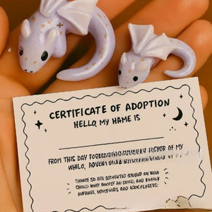 Kit de Adopción de Dragones de Apoyo Emocional, Figuras de Juguete, Estatuas, Regalo Unisex - Product Image 2